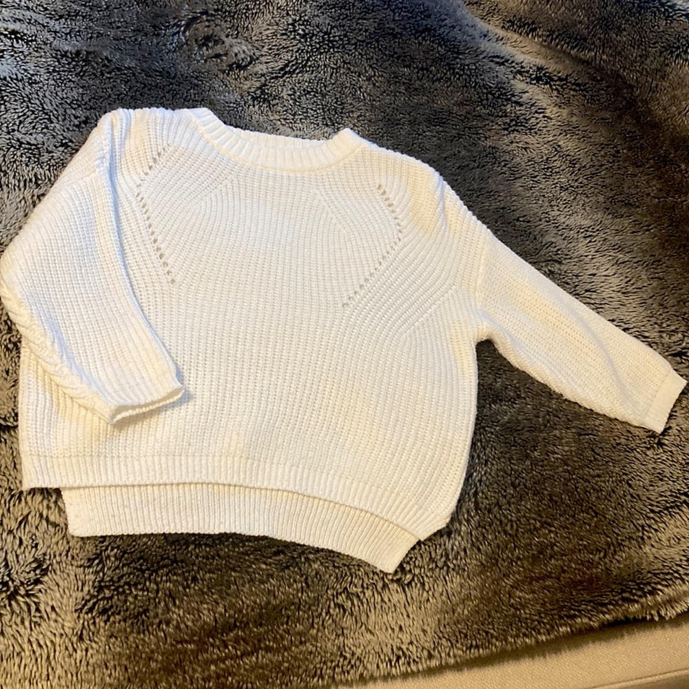 White Knit Sweater